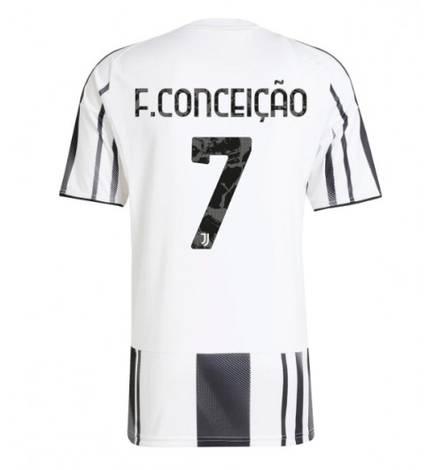 Juventus Francisco Conceicao #7 Domácí Dres 2025-26 Krátký Rukáv Juventus Francisco Conceicao #7 Domácí Dres 2025-26 Krátký Rukáv
